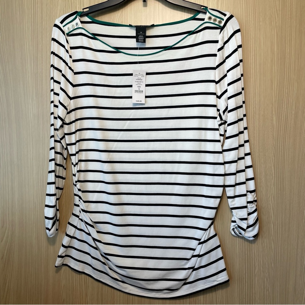 Women’s White House Black Market Boat Neck T